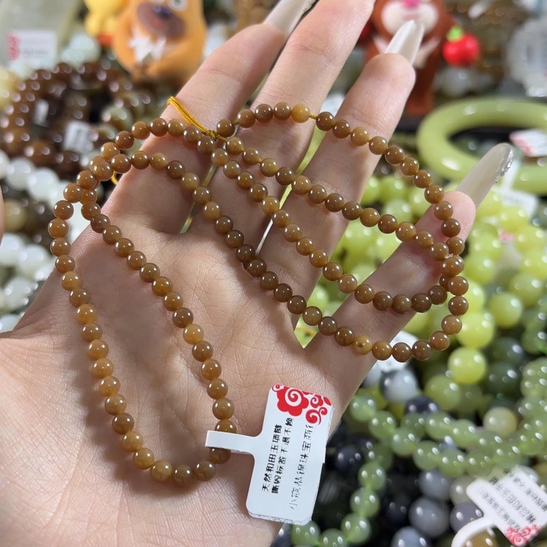 和田玉未镶嵌手链179