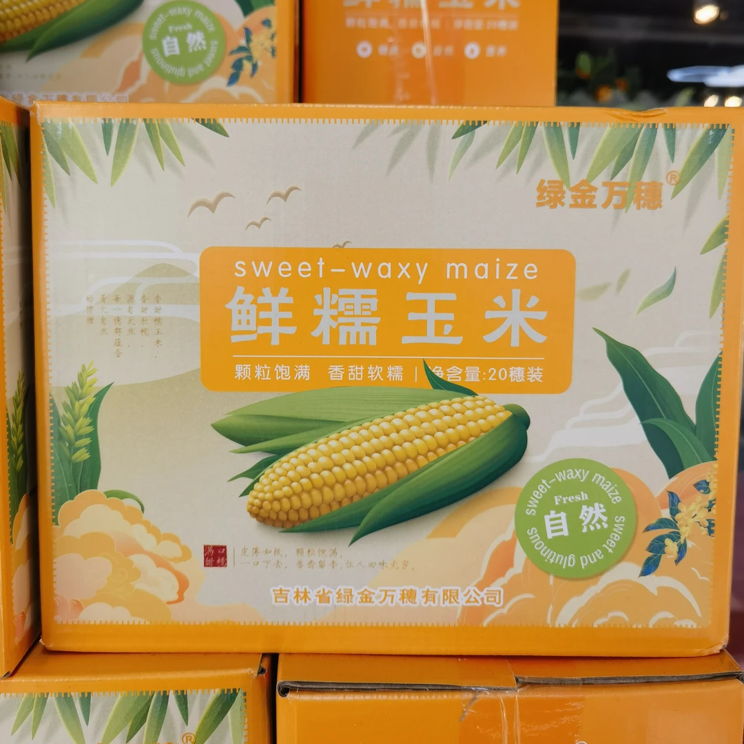 东北糯玉米一箱20棒