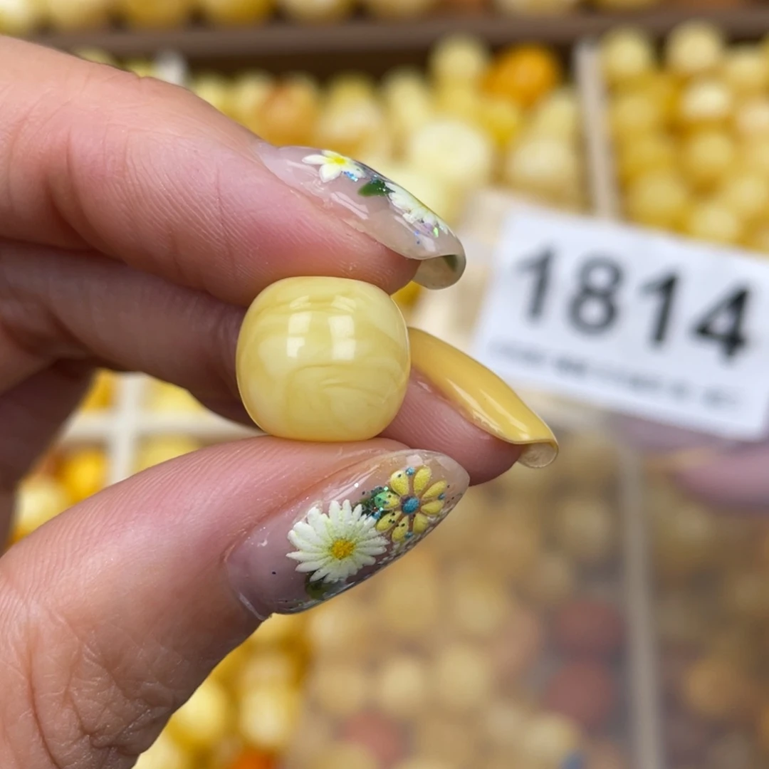 未镶嵌蜜蜡珠宝奇石划痕粉12.6