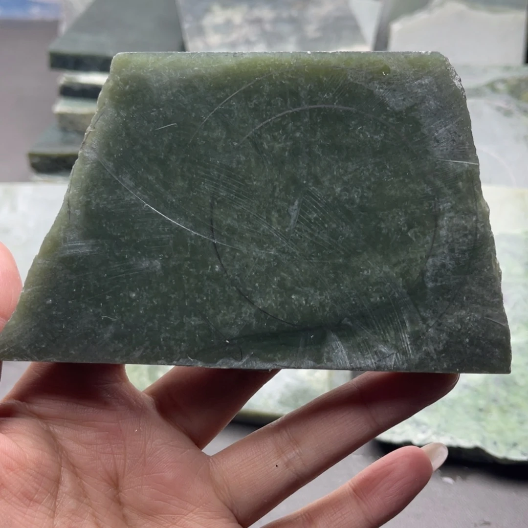 紫***⁰和田玉未镶嵌手镯定制手镯