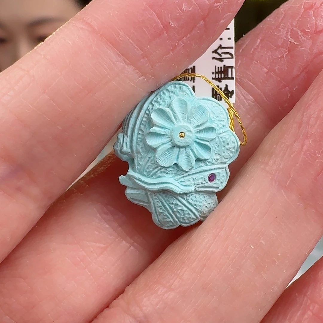 绿松石珠宝奇石未镶嵌