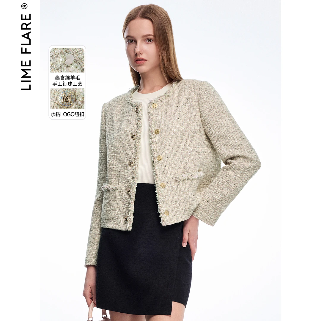 莱茵福莱尔春季新款短外套LMGA18WJP016