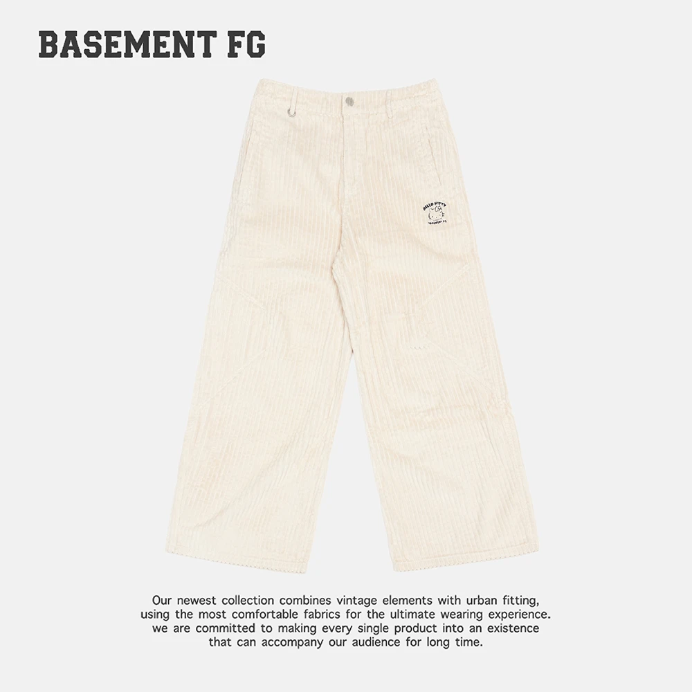 BASEMENT FGxHello Kitty美式复古休闲运动长裤252120158009