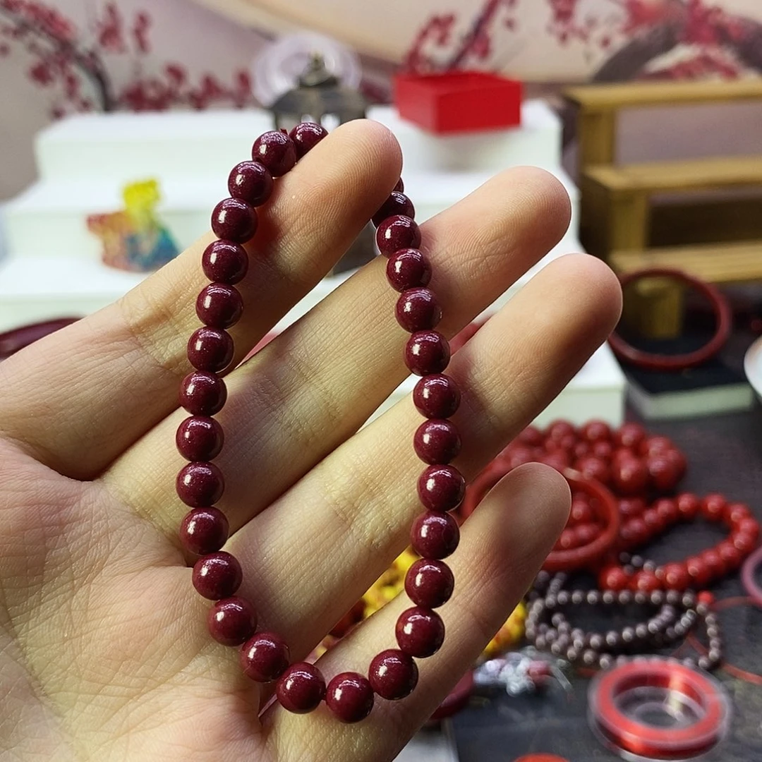 天然辰砂看图看图6mm