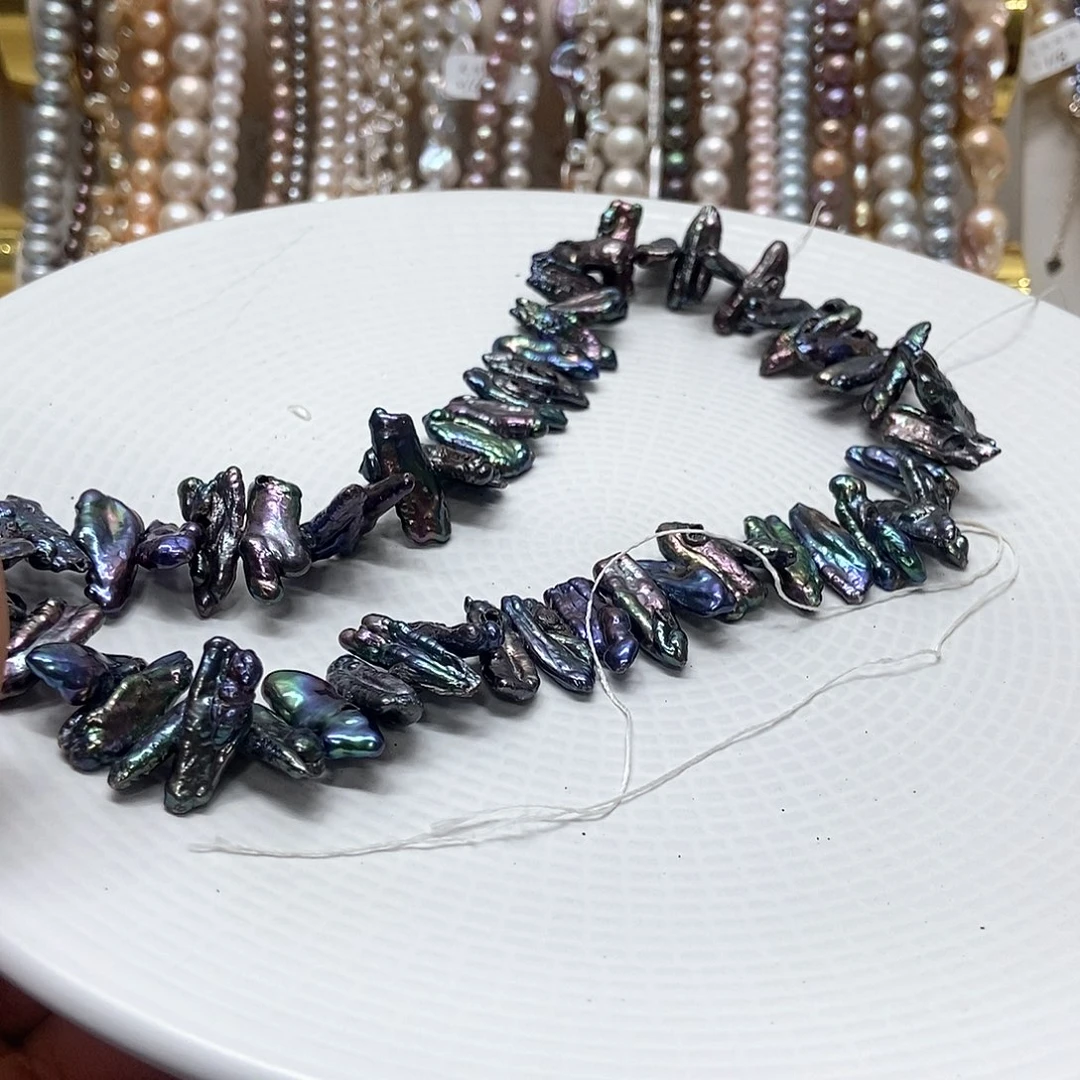 淡水珍珠颈饰合金