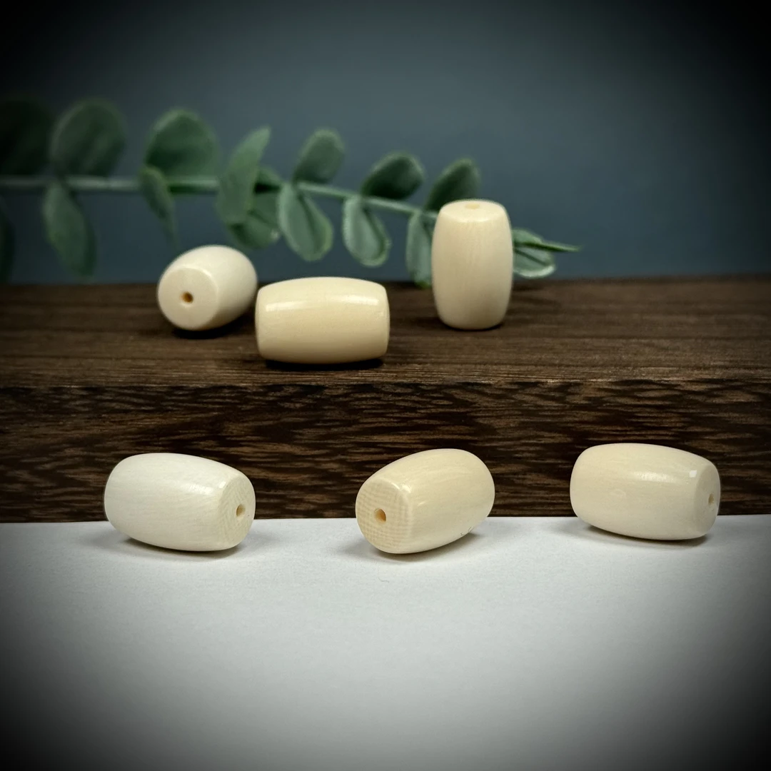 A374天然猛犸 桶珠12*18mm随机一个支持鉴定假一罚十