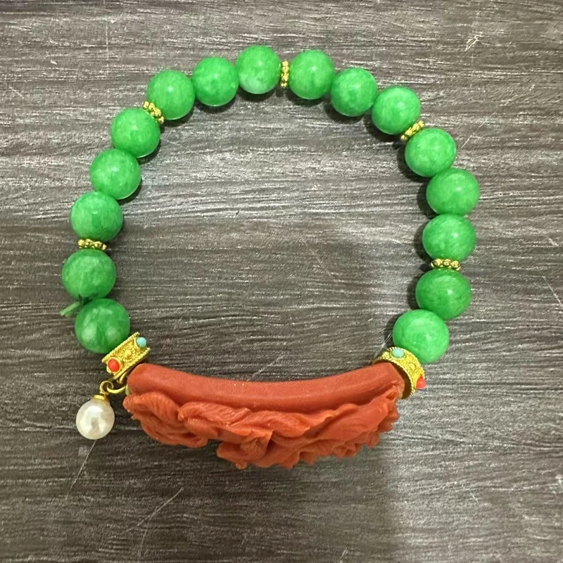 时尚百搭翡翠手串S463