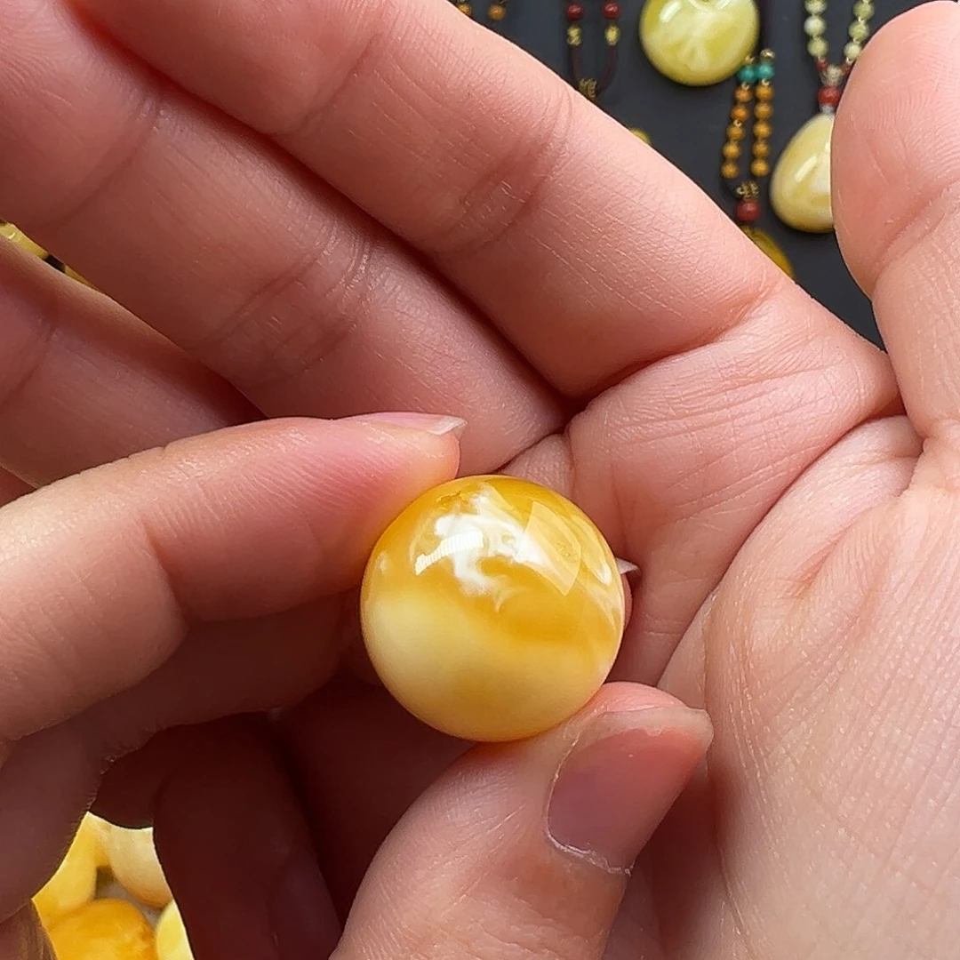 蜜蜡颈饰未镶嵌蜜蜡