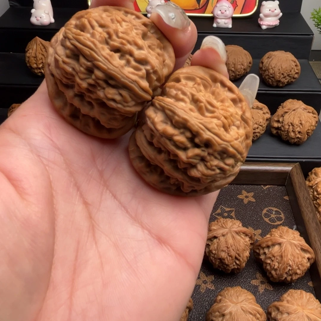 把件文玩核桃白狮子42