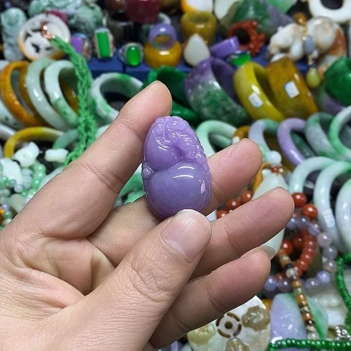 颈饰未镶嵌翡翠缅甸翡翠首饰配饰