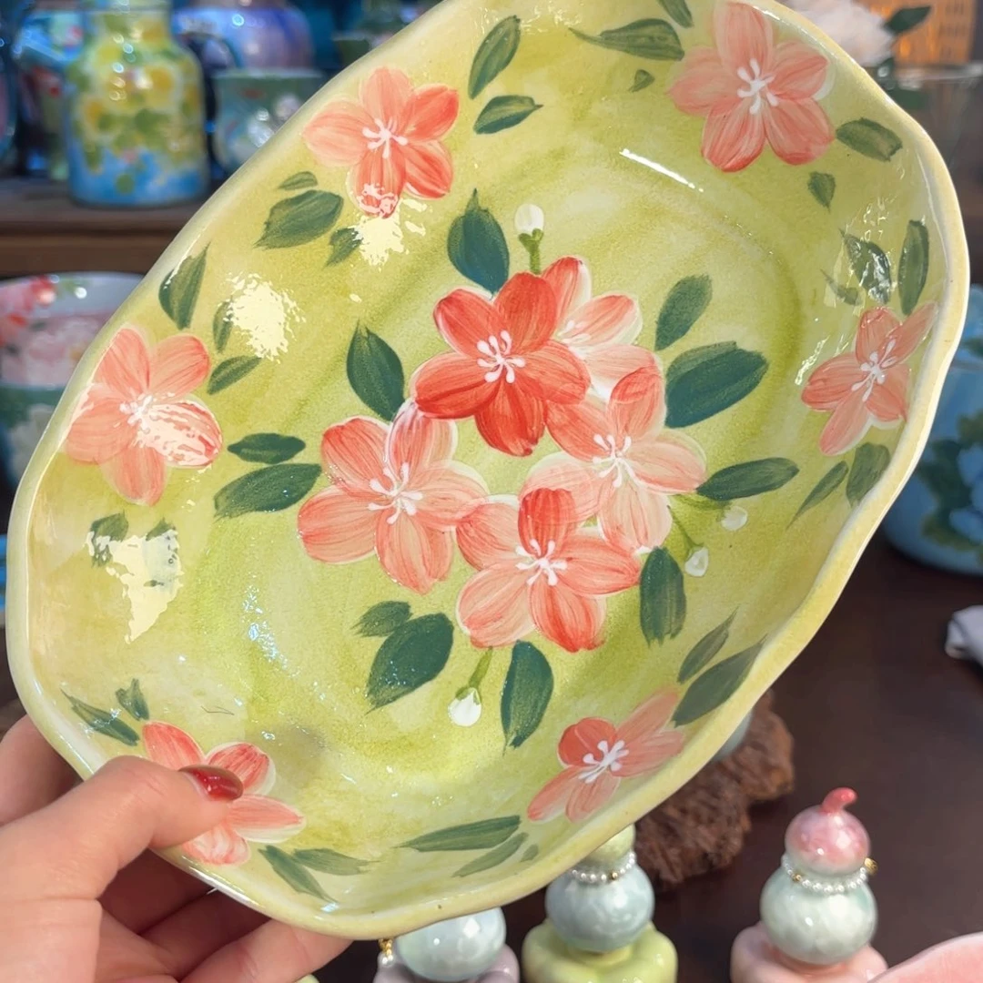 景德镇手绘高温釉下彩陶瓷茶具