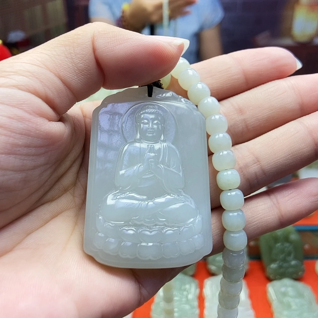 和田玉未镶嵌颈饰用****3