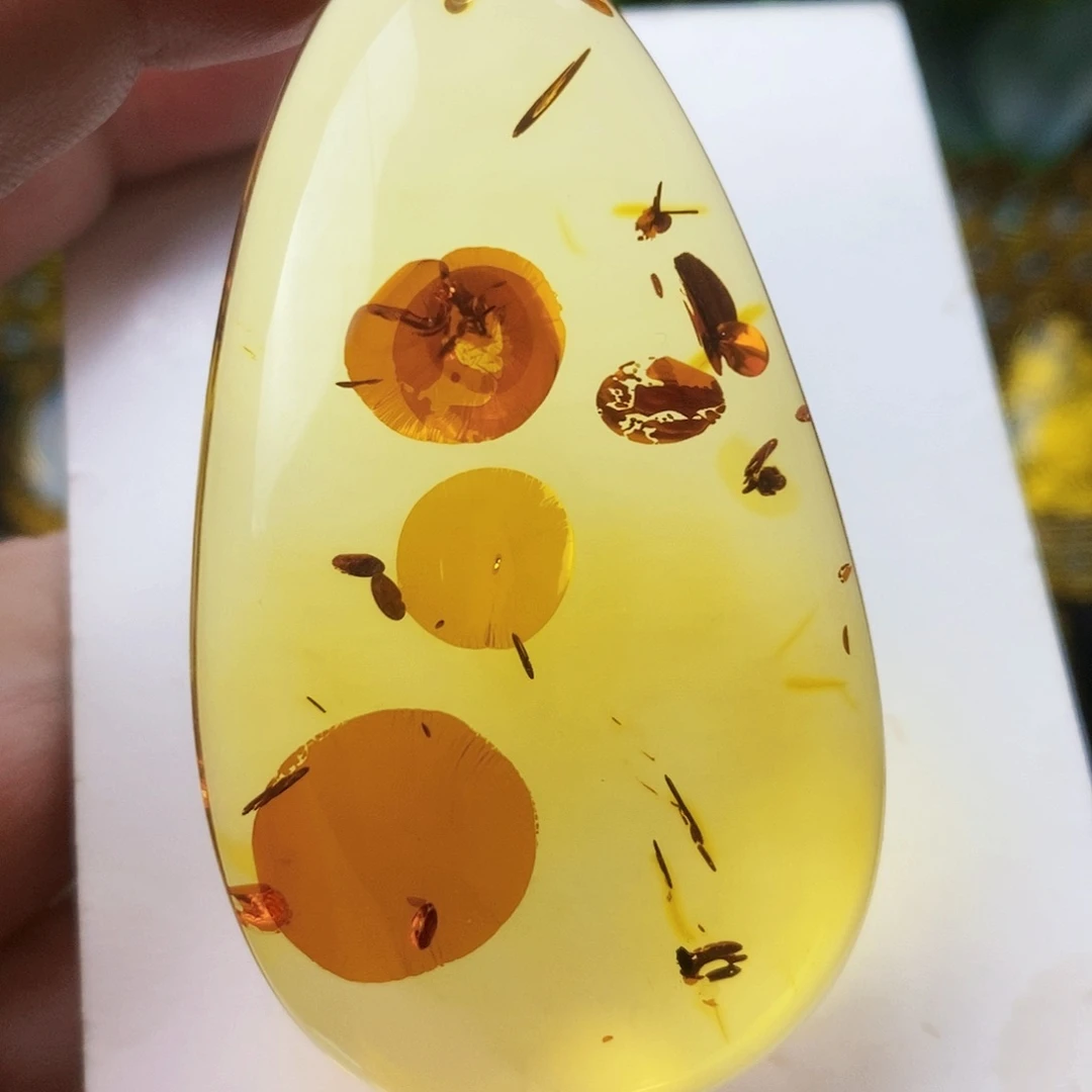 【闪购商品】琥珀（花珀）吊坠(不含链)未镶嵌