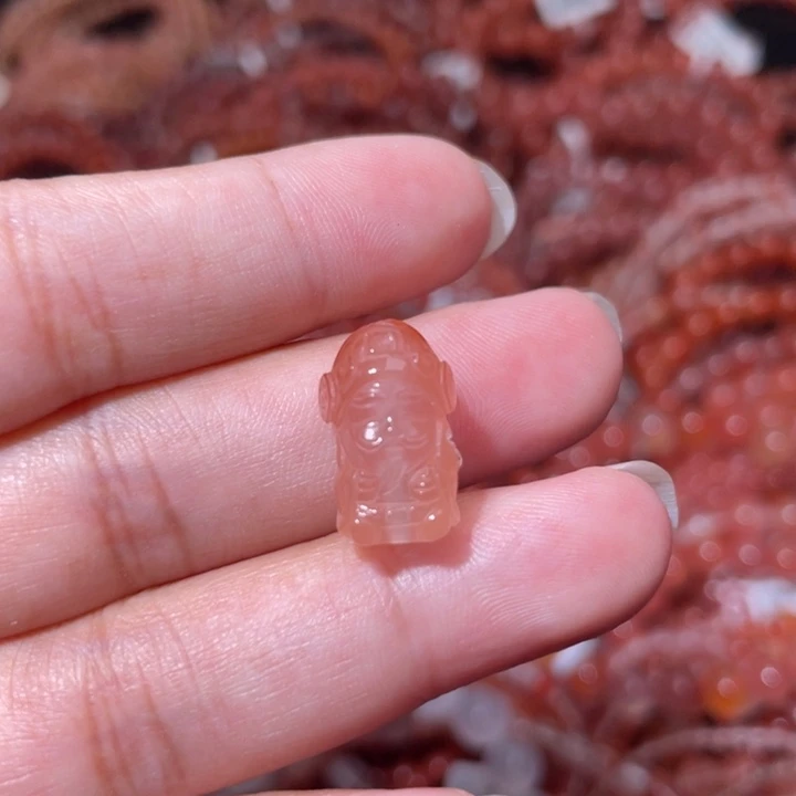 南红玛瑙财神桶珠2345未镶嵌