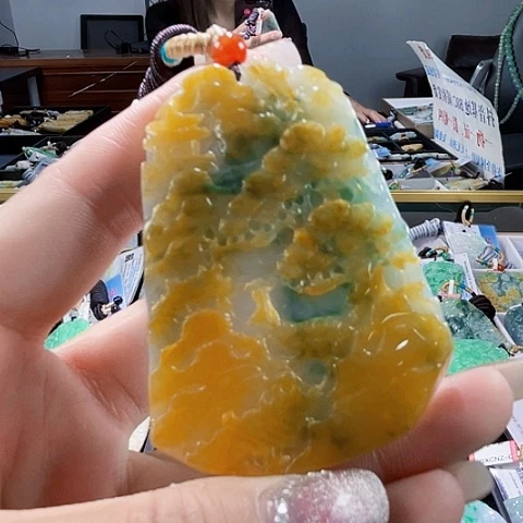 颈饰未镶嵌翡翠一个