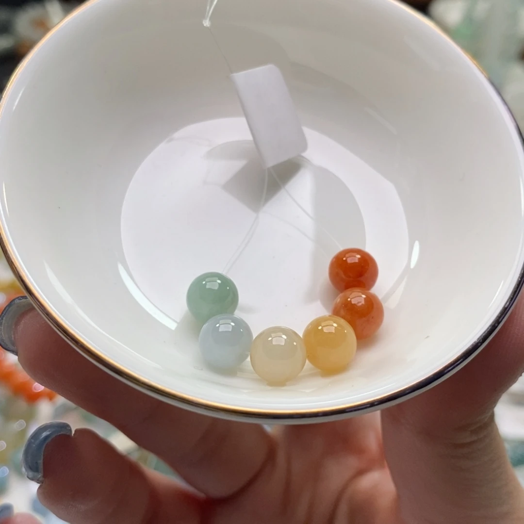 翡翠未镶嵌手链翡翠d2821卡7.6