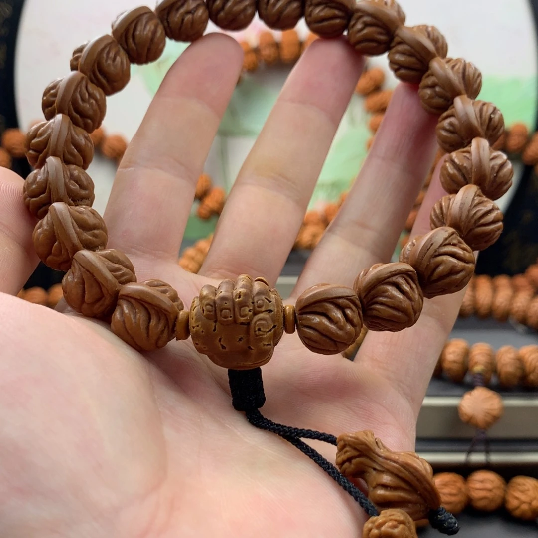 【闪购商品】桃核手串贰**?16红魔手持