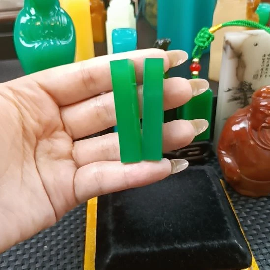 寿山石印石牙签对章