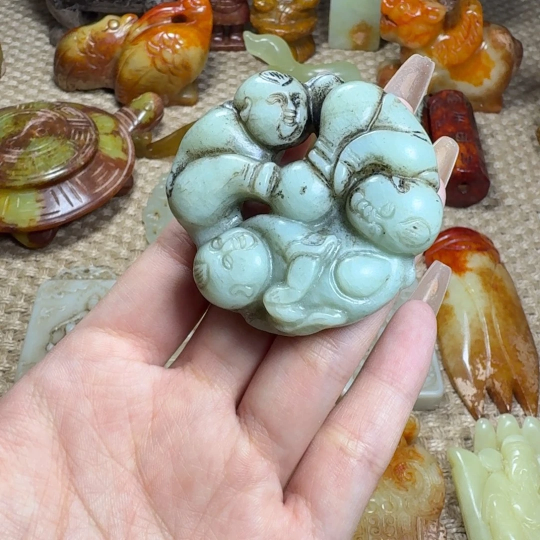白玉菩提吊坠挂件