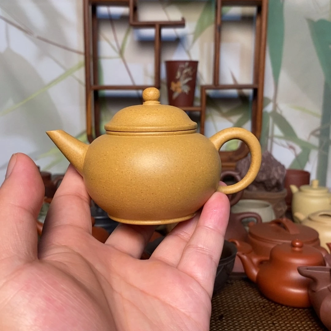 茶壶紫砂精工半手黄金段水平