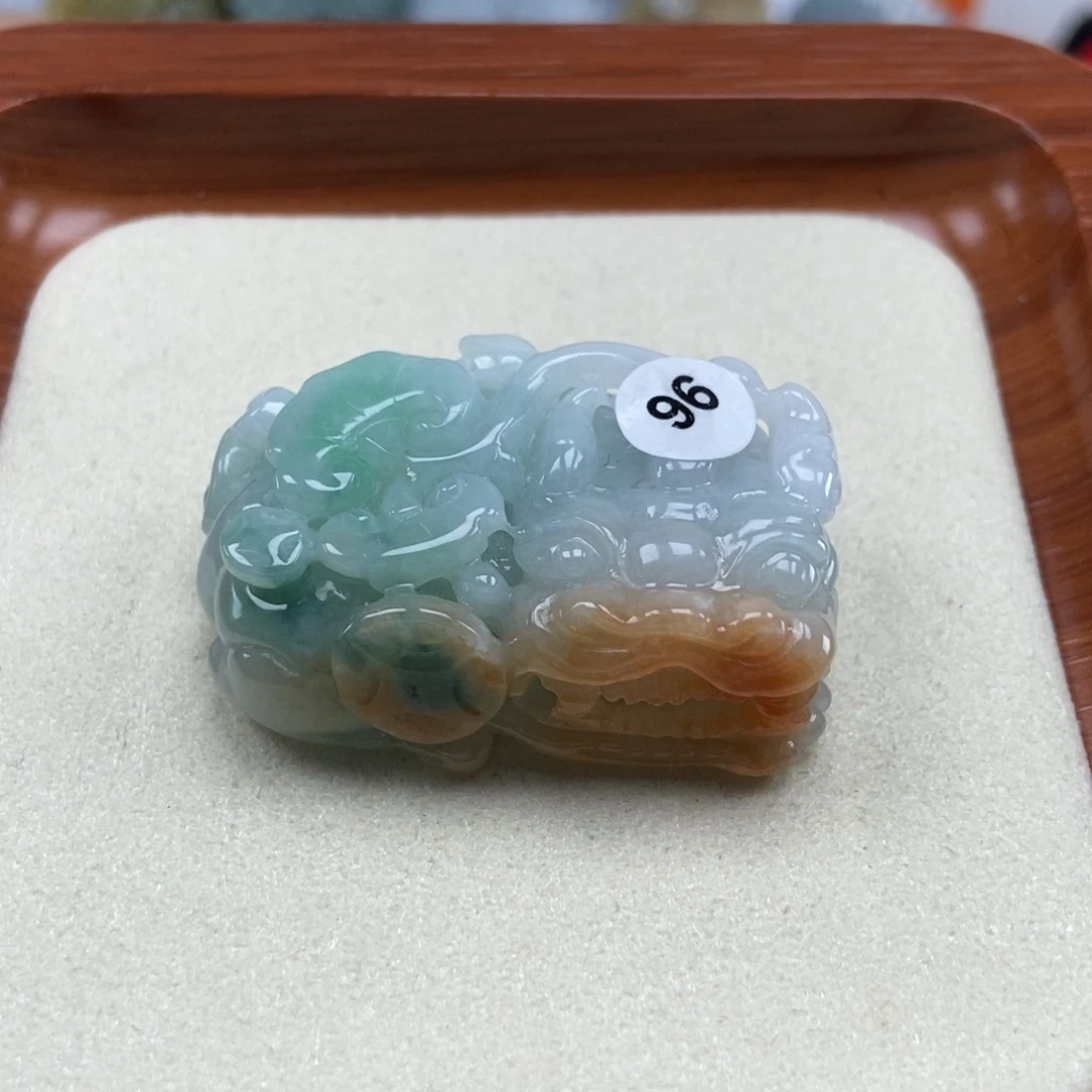 颈饰未镶嵌翡翠霸王貔貅吊坠
