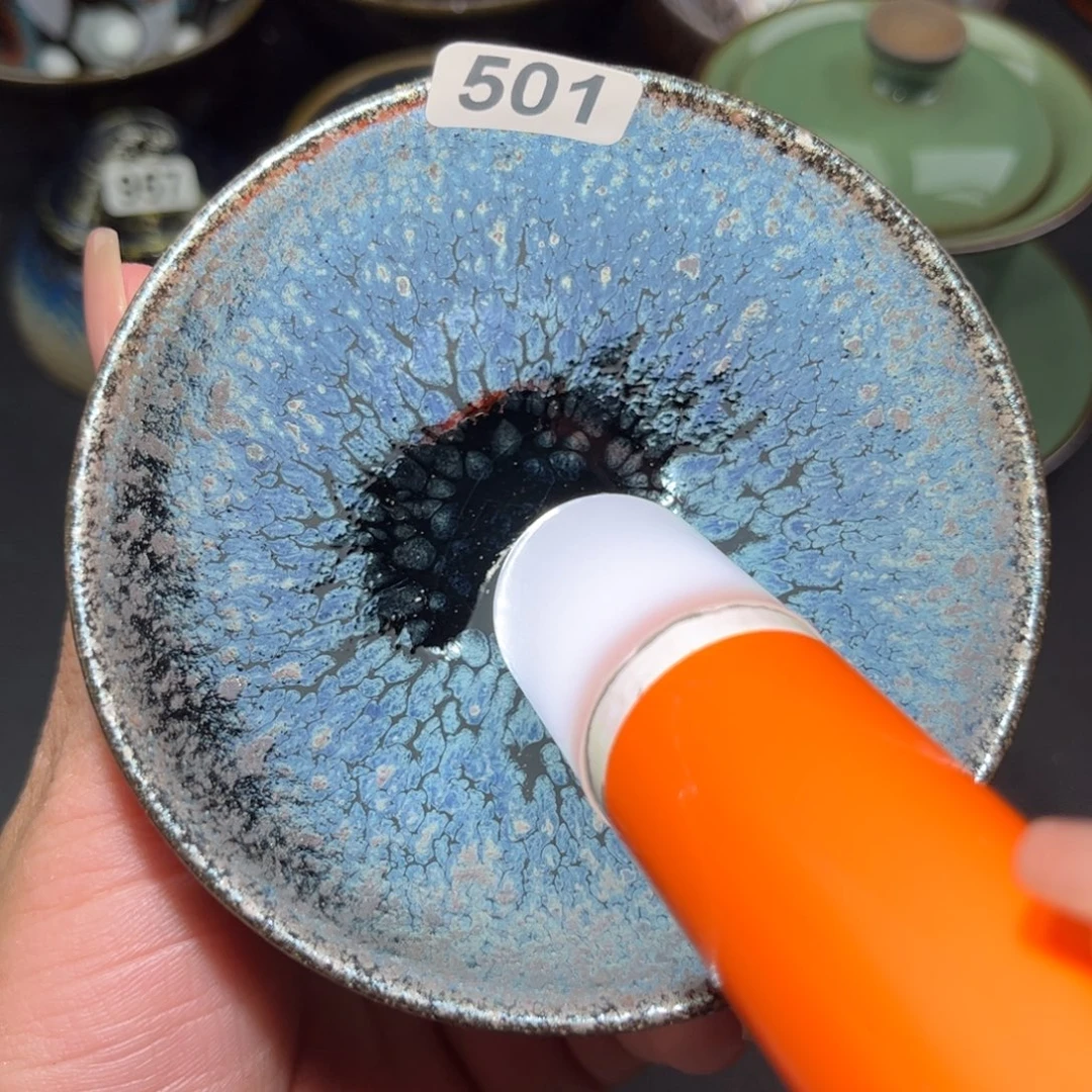 茶盏501 建盏单盏放大漏……