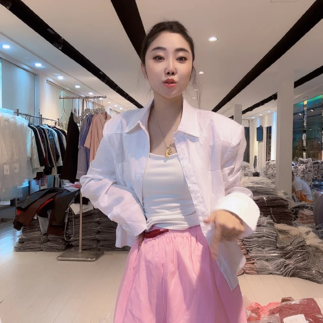 亚麻短裤粉色水5斤