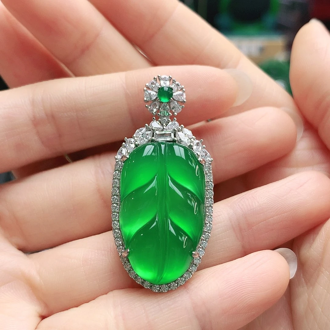 玛瑙/玉髓吊坠银S925镶嵌