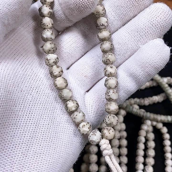 星月菩提吊坠半壁留白无相手持8改糯冰料