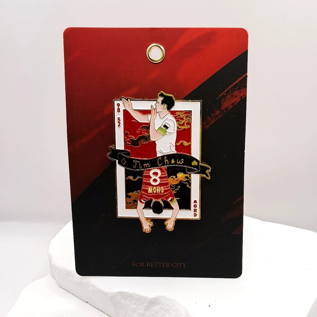 金属徽章扑克牌系列之-周定洋