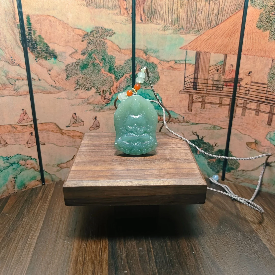 N和田玉观音吊坠0322