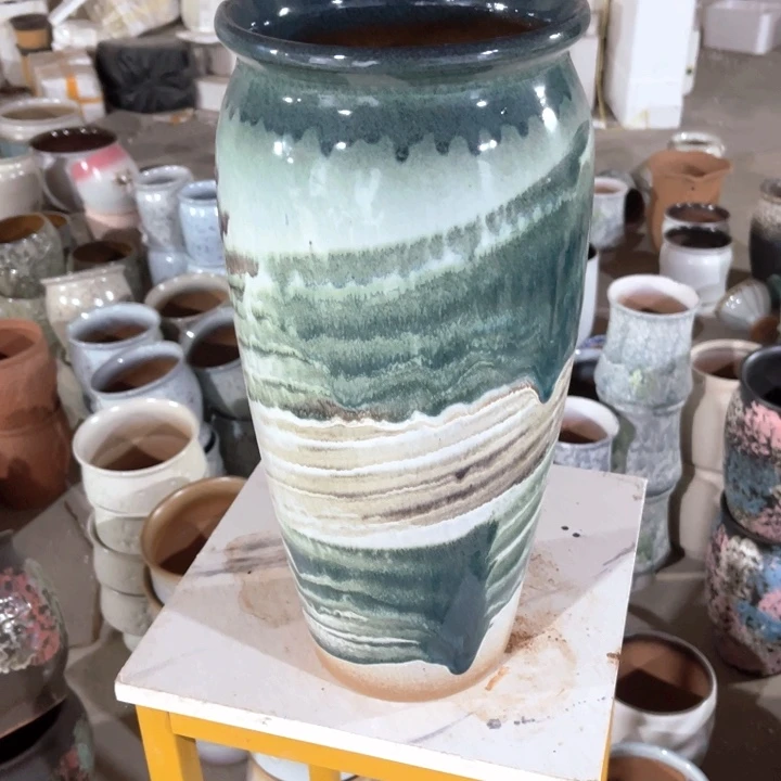紫砂花盆口径18高度40一只正品
