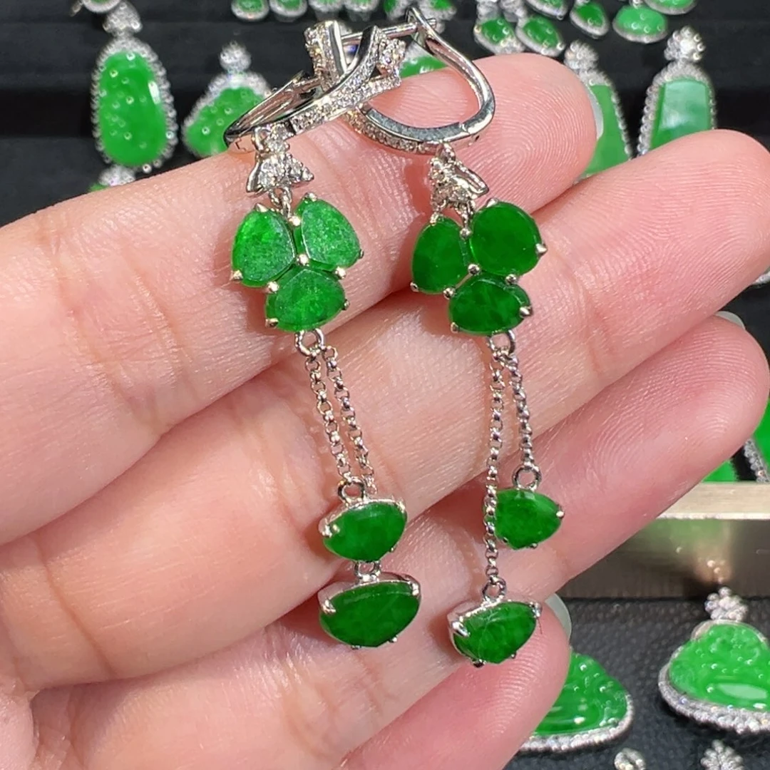 【闪购商品】翡翠吊坠(不含链)18K金镶嵌