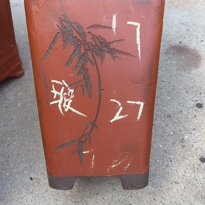 吹***哥紫砂花盆透气花盆