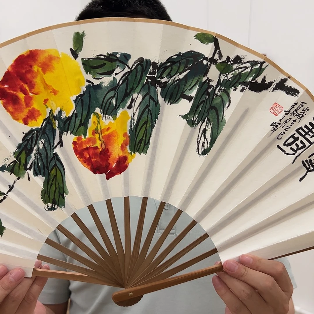 国画李文峰国画扇面