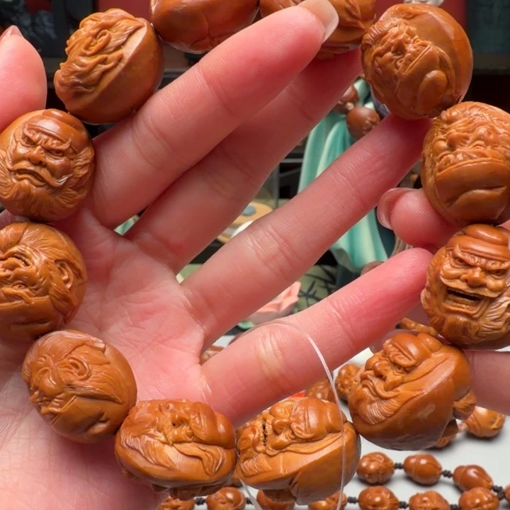 橄榄核手串/手链钟馗