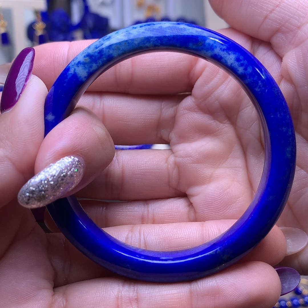 青金石未镶嵌58手镯克莱因蓝