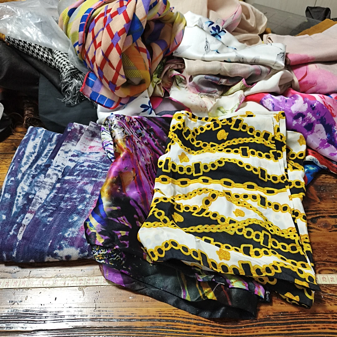 桑蚕丝丝绒保暖围巾ol时尚百搭3条