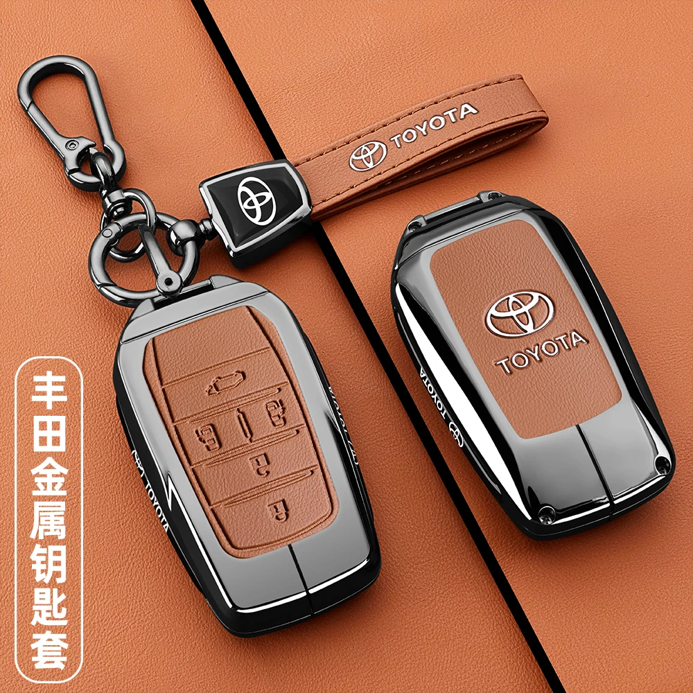 适用24款丰田塞纳钥匙套赛那2024款格瑞维亚埃尔法威尔法车壳扣男