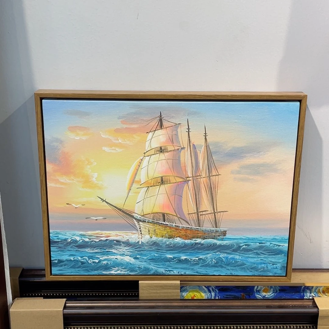 【闪购商品】油画精品小画30×40含框