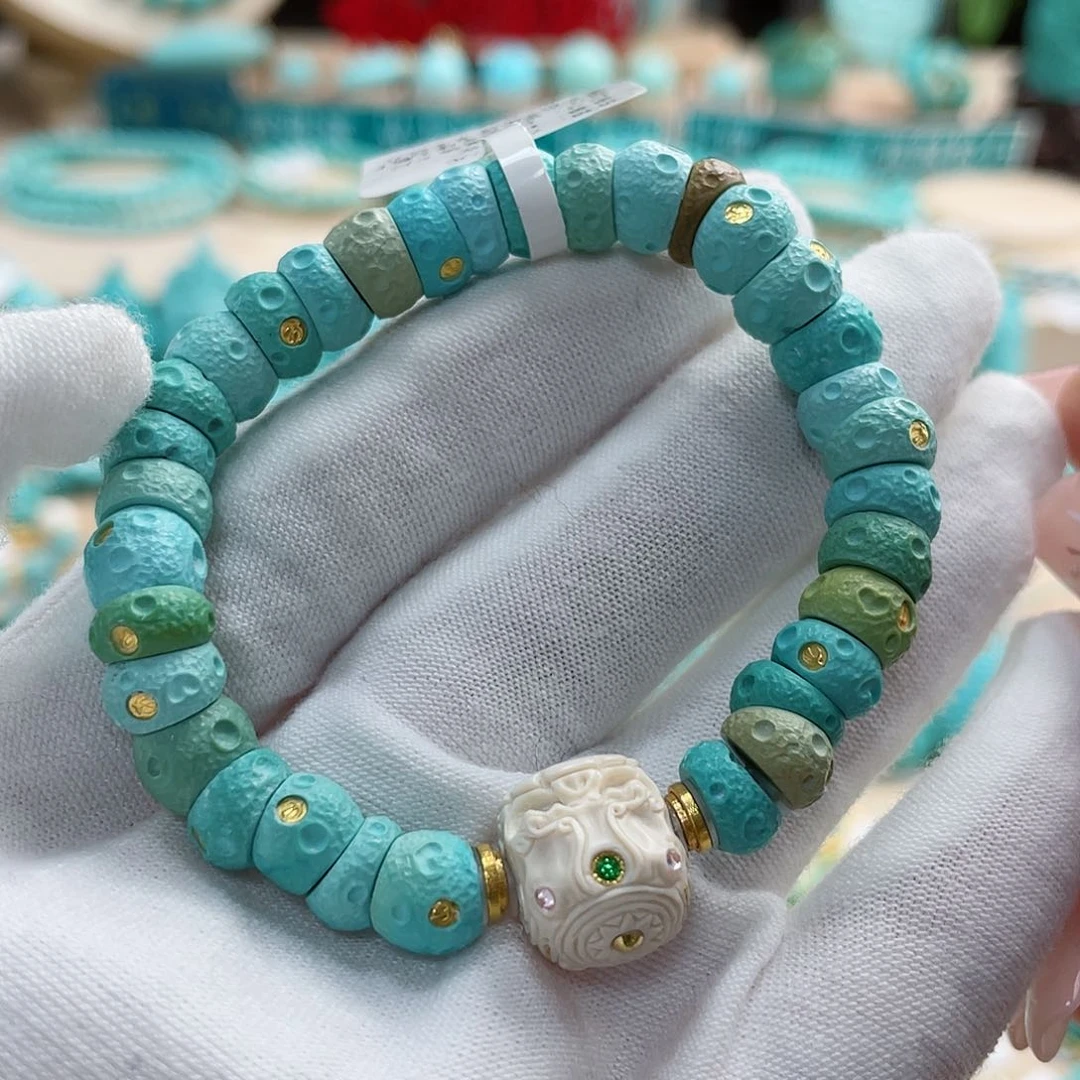 绿松石珠宝奇石未镶嵌