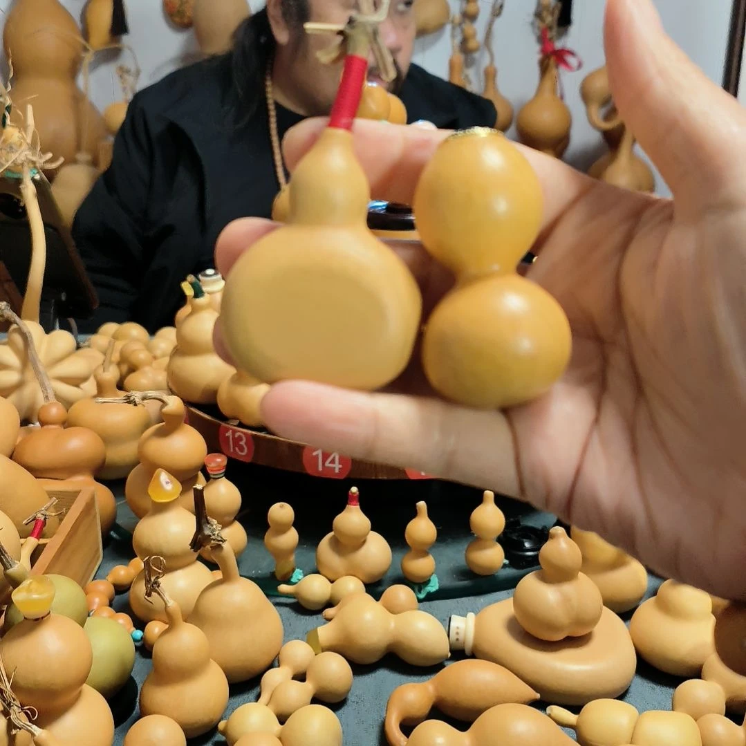 ****卷葫芦福禄双全手把件