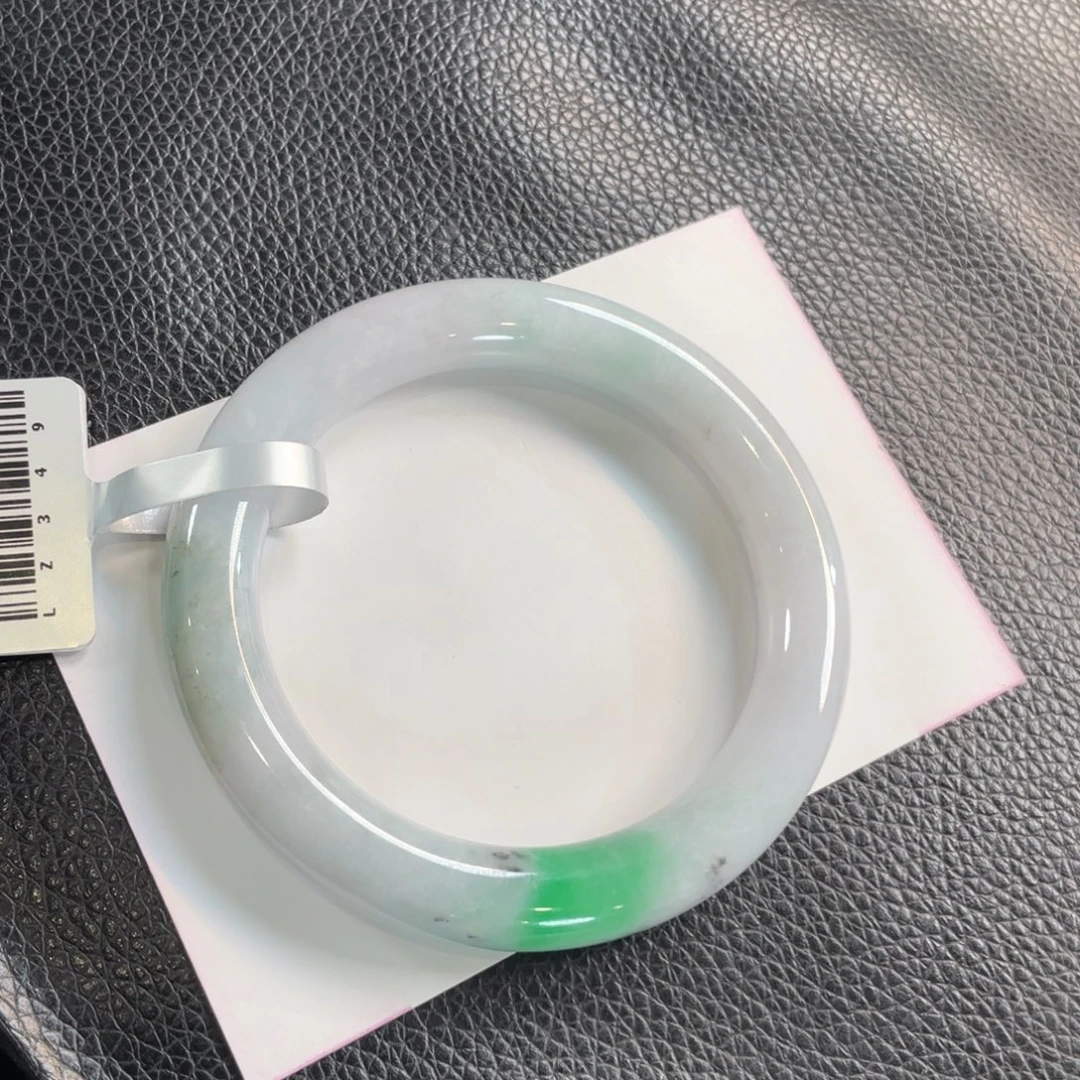 翡翠未镶嵌手镯101号 56圆条