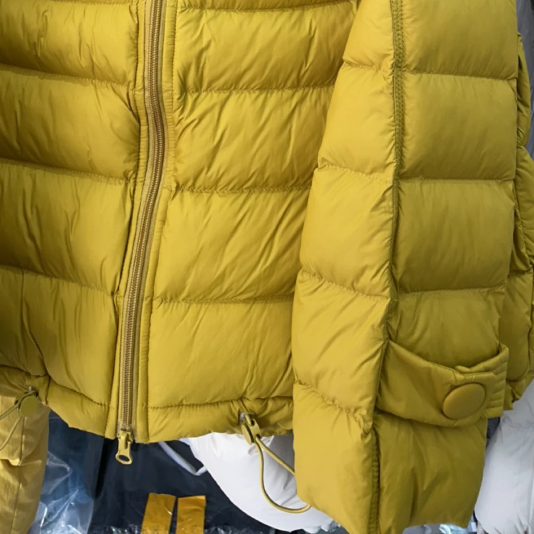 石墨烯云绒带帽泡芙排骨上衣冬季保暖立领显瘦棉袄外套女