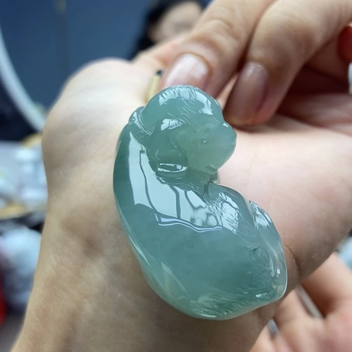 翡翠未镶嵌颈饰吊坠45