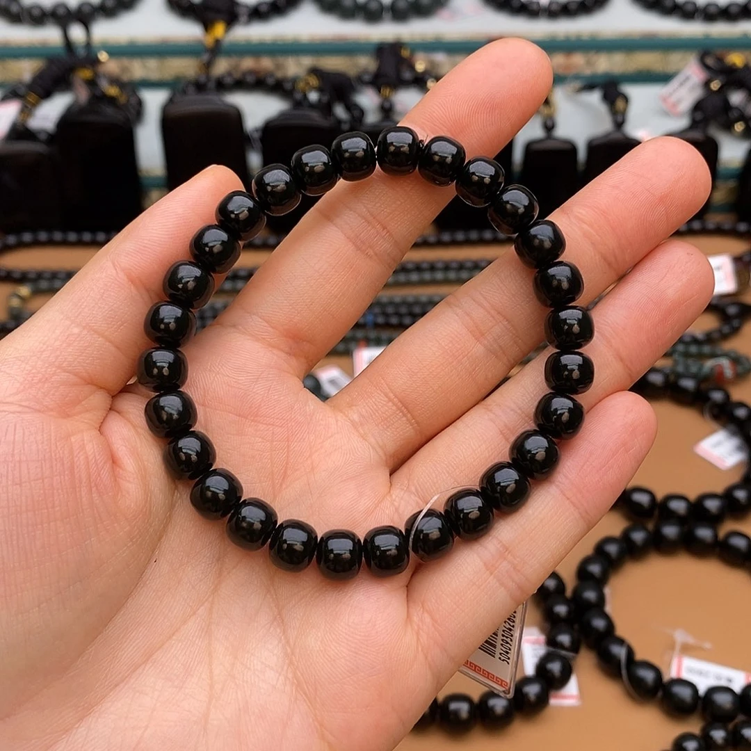 手链未镶嵌和田玉（青玉）微****y