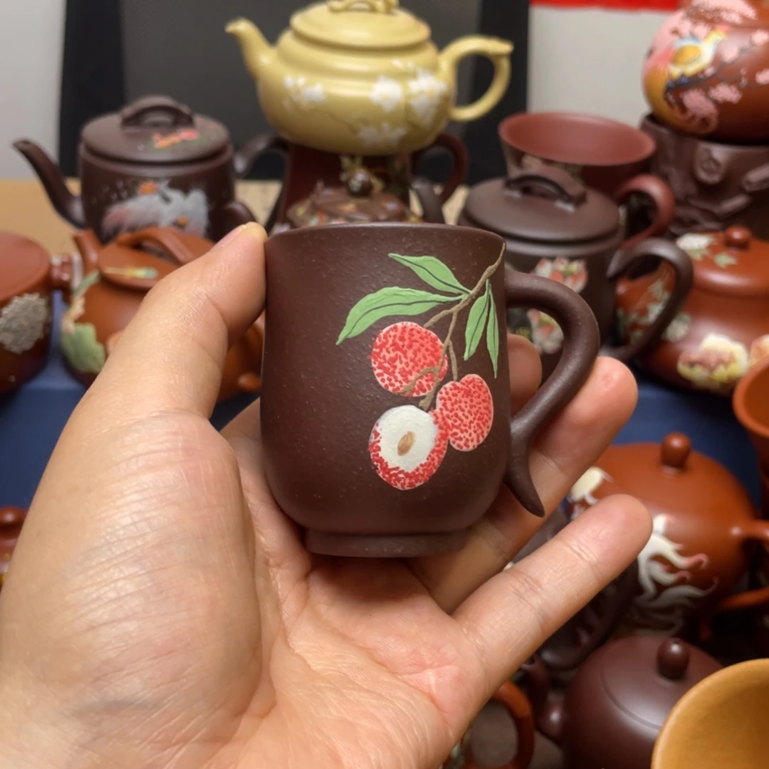 茶杯紫砂紫砂主人杯80cc