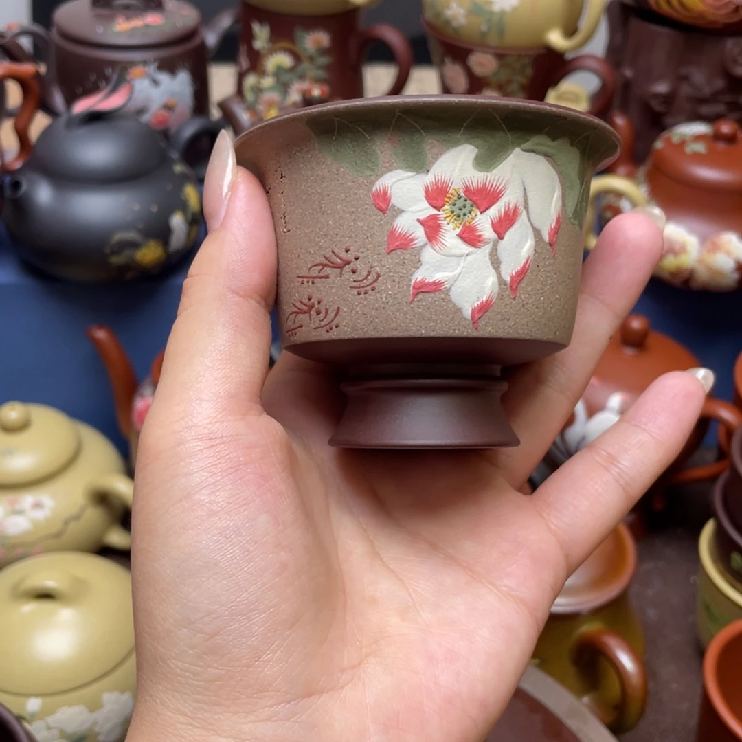 茶杯紫砂紫砂主人杯100c