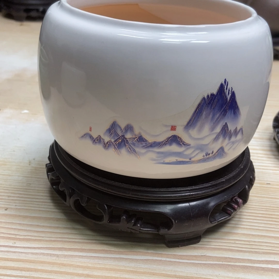 瓷片陶瓷花盆陶瓷艺术