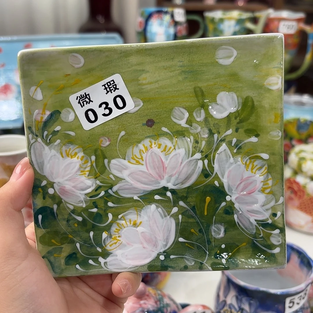 景德镇手绘高温釉下彩陶瓷茶具